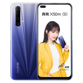 Realme X50m 5G in Starry Blue color