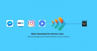 يمكن نقل التطبيقات والمحتوى إلى بطاقة microSD