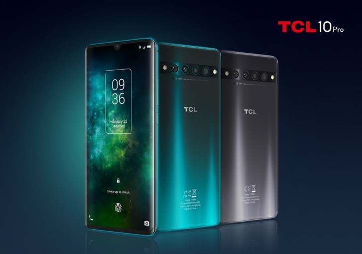 تم الكشف عن TCL 10 Pro و 10 5G و 10 L مع شاشات HDR10 وكاميرات رباعية