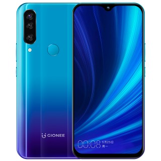 Gionee K5 in black and blue