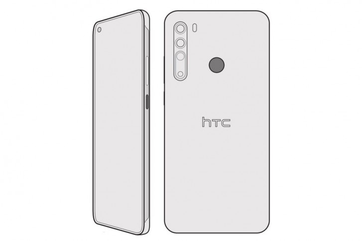 Previously rumored design of the HTC Desire 20 Pro