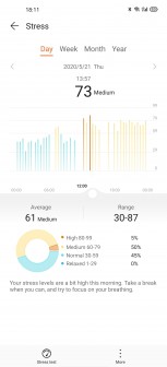 Huawei Health interface