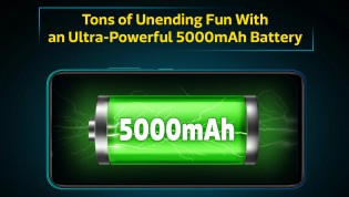 5,000mAh battery with 10W charging