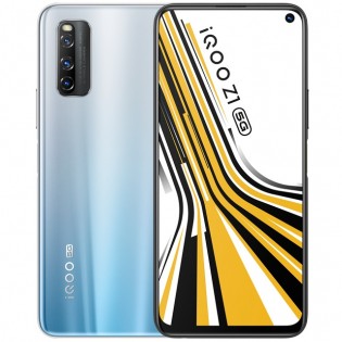 iQOO Z1 in Galaxy Silver color