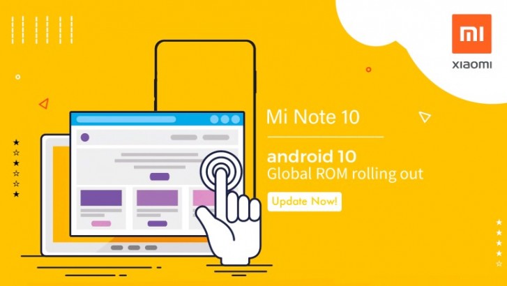 Android 10 finally reaches the Xiaomi Mi Note 10