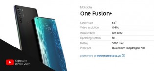 Motorola One Fusion+