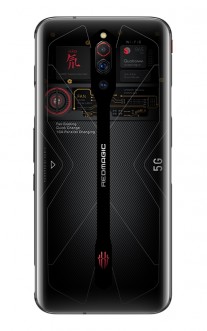 Transparent nubia Red Magic 5G front, sides, and back