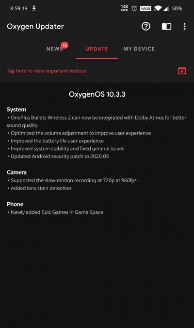  user SumitKsoni via OnePlus Forums