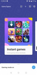 New features: Instant games