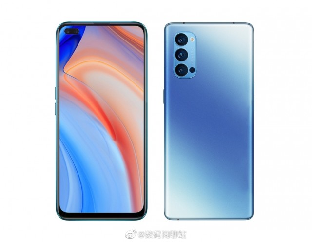 Oppo Reno4 render