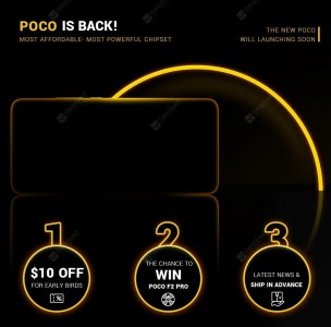 Promo campaign for the Poco F2 Pro