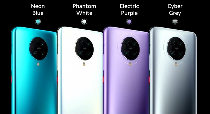 Empat varian warna Poco F2 Pro.