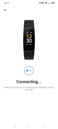 Realme Band pairing process