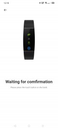 Realme Band pairing process