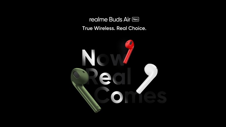 تأتي سماعات Realme Buds Air Neo TWS في 25 مايو ، وقد تسربت الأسعار