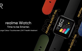 Realme Watch design and features revealed: color touchscreen, camera control, and heart rate monitor