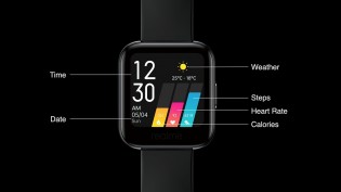 Realme Watch display information