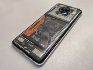 Redmi K30 Pro with a transparent rear panel