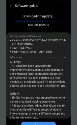 Samsung Galaxy A51 gets One UI 2.1 and April security patch with latest update