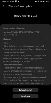 Samsung Gear S3 (classic/frontier) and Gear Active get Bixby, UI improvements