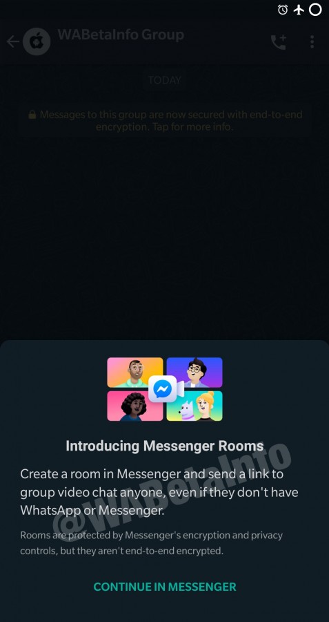 與 Zoom 搶用戶？Android版 Whatsapp Beta 加入 Messenger Rooms 功能；可實現 50人通訊對話！ 3