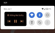 Android 11 Beta 1 features music controls in the notification shade, new icon shapes