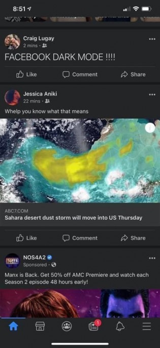 Facebook Is Finally Rolling Out Dark Mode For Its App Starting On Ios Gsmarena Com News