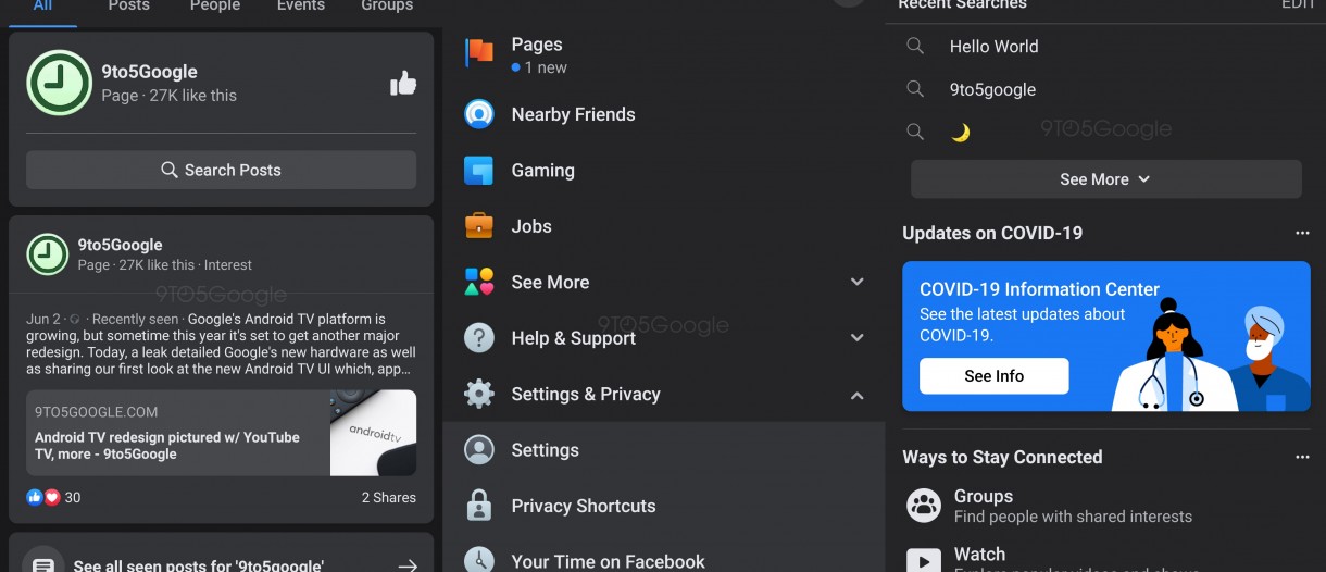 facebook dark mode apk