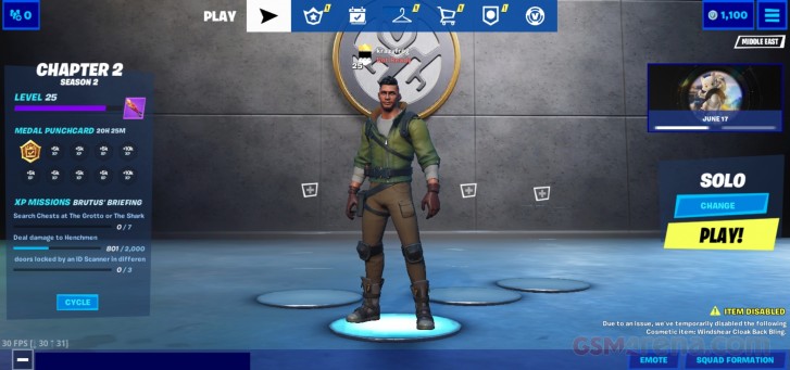 oneplus x fortnite