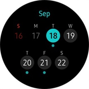 Calendar and cycle tracking