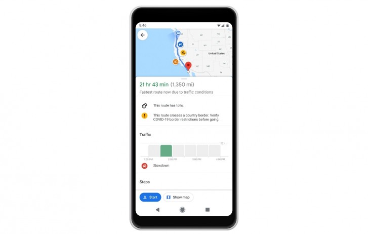 Google Maps brings COVID-19 restrictions-related updates to navigation