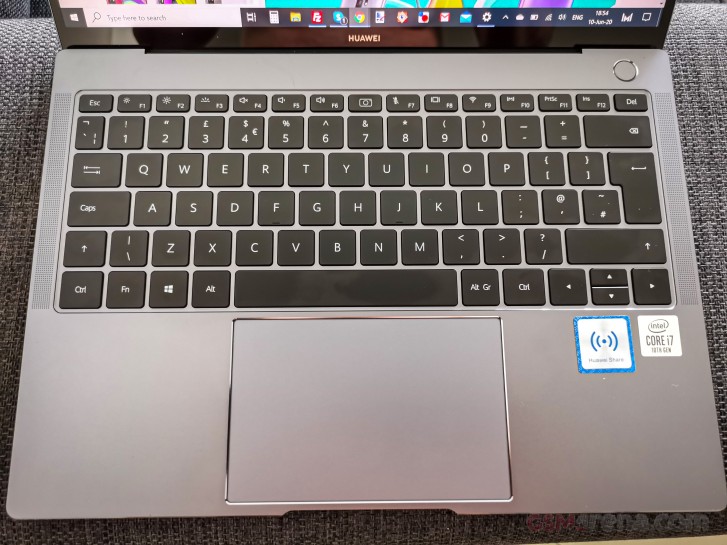 Keyboard and trackpad