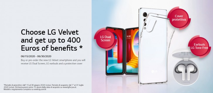 LG Velvet 5G launches in Europe with €650 price tag, €400 in pre-order goodies