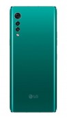 LG Velvet in Aurora Green