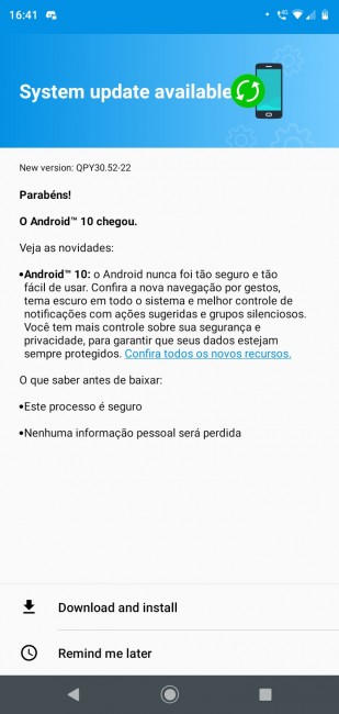 Motorola Moto G7 Play gets Android 10 update