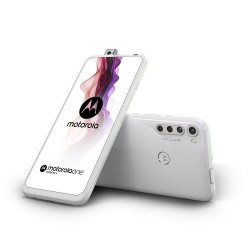 Motorola One Fusion+ in Moonlight White