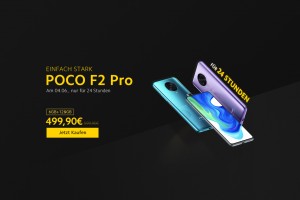 The Poco F2 Pro will be sold at the promised €500, but as a promotion