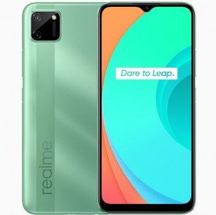 Realme C11 in Mint Green color