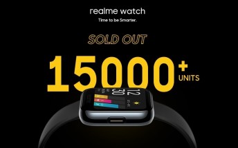 Realme Watch moves over 15,000 units within two minutes in first sale