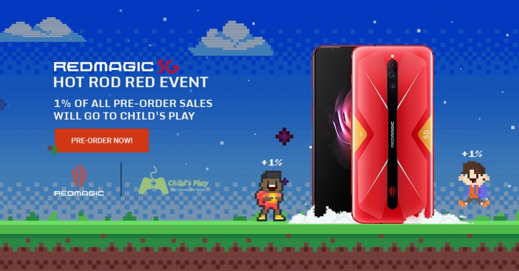 Red Magic 5G Hot Rod Red edition goes on pre-order with a mission of charity