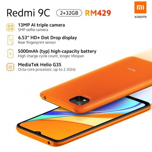 Redmi 9A and Redmi 9C announced with notched displays, big batteries and 13MP cameras