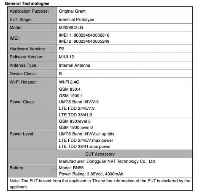 Redmi 13C spotted on GSMA IMEI Database 