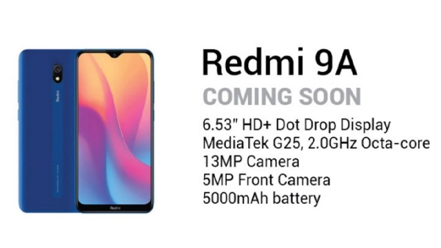 9a redmi specs