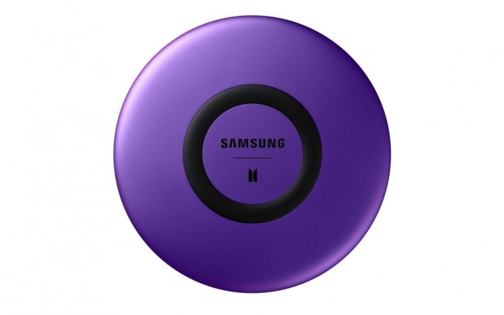 Samsung is also preparing a purple wireless charger for its BTS promo