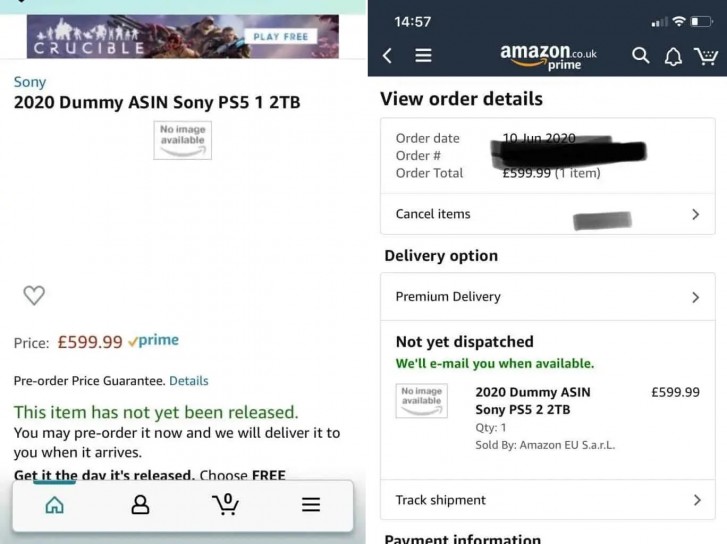 Sony PlayStation 5 listed on Amazon ahead of today's event