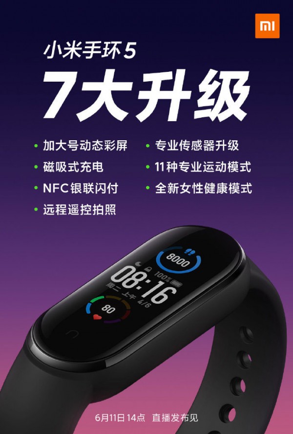 mi band 5 pro nfc