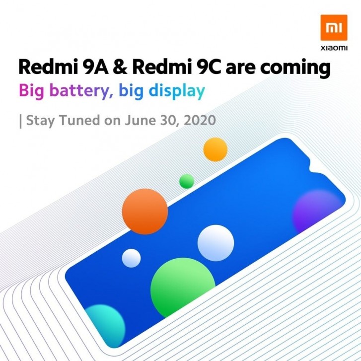 Redmi 9A and Redmi 9C to debut on June 30, images leak