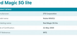 nubia Red Magic 5G Lite certifications