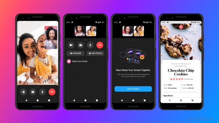Facebook Messenger adds screen sharing over video calls on Android and iOS