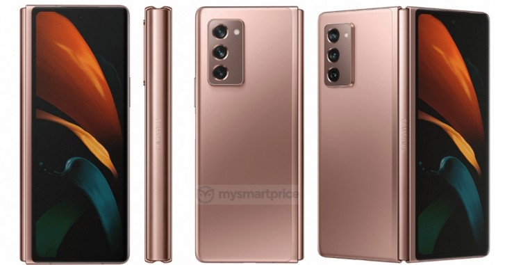 Samsung Galaxy Z Fold 2 5G press renders leak - GSMArena.com news